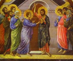 jesus in midst of disciples